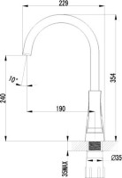 Смеситель для кухни Lemark Unit LM4555C