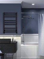 Полотенцесушитель электрический Indigo Brace LCBLE80-50BRRt черный муар