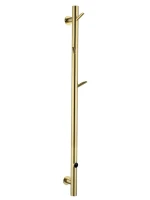 Полотенцесушитель электрический Boheme Oak 724-50-G 150x5 см, gold, I-образный, из стали