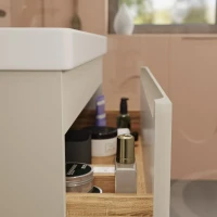 Тумба с раковиной SanStar Riana 70 подвесная, cappuccino, раковина Фостер 70