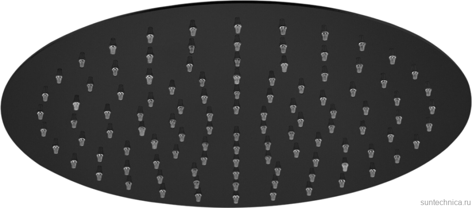 Верхний душ Plumberia Selection Shower SAT3178NO матовый черный
