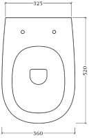 Унитаз подвесной ArtCeram Ten Rimless