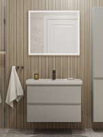 Мебель для ванной комнаты SanStar Riana 70 подвесная, grey, раковина Фостер 70