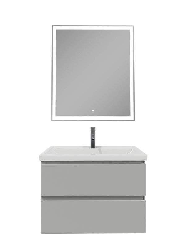 Мебель для ванной комнаты SanStar Riana 70 подвесная, grey, раковина Фостер 70