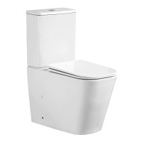 Унитаз-компакт напольный AZARIO Esconda AZ-1255A глянцевый белый