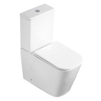 Унитаз-компакт напольный AZARIO Esconda AZ-1255A глянцевый белый