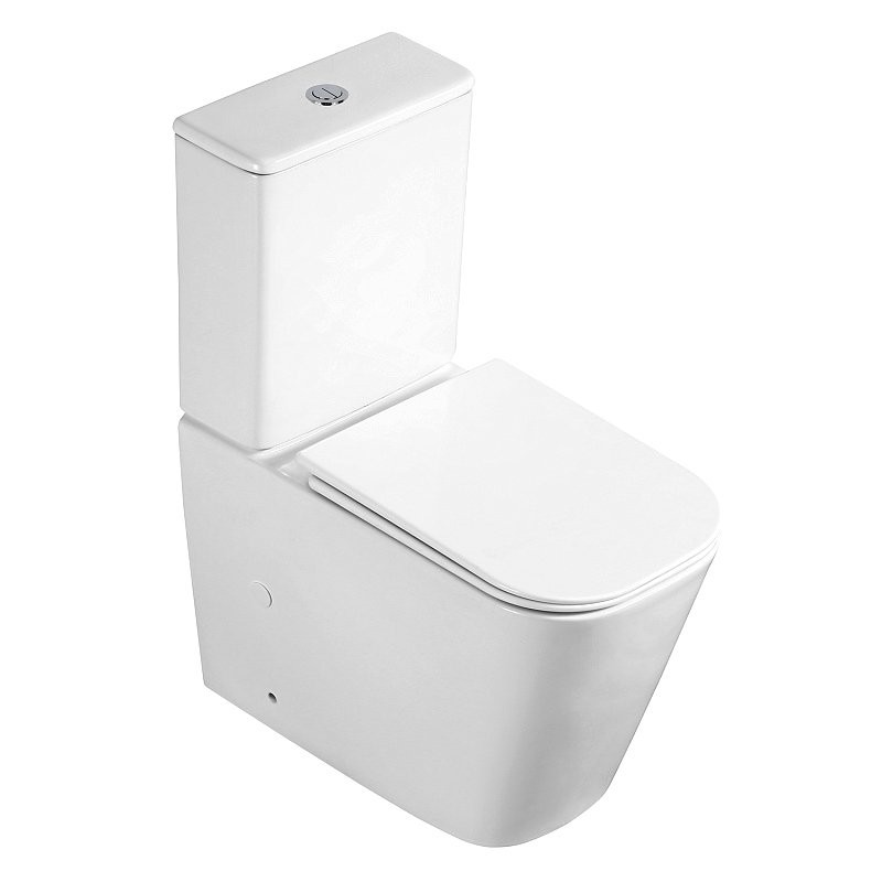 Унитаз-компакт напольный AZARIO Esconda AZ-1255A глянцевый белый