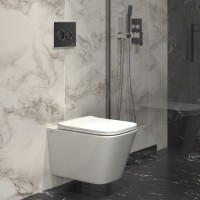 Система инсталляции для унитазов Berges Novum O3 с кнопкой смыва, хром глянец