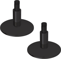 Полотенцесушитель электрический Bauedge M0023 50х80 R черный матовый, с полкой