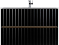 Тумба с раковиной Art&Max Elegant 90 черная Тумба с раковиной Art&Max Elegant 90 черная