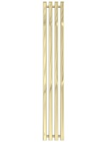 Полотенцесушитель электрический Сунержа Сатерленд 4.0 020-0854-1215 120x20 см, подключение слева, скрытое подключение слева, шампань, I-образный