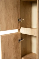 Шкаф пенал для ванной BelBagno Kraft L rovere nebrasca nature