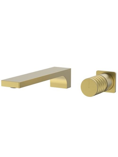 Смеситель для раковины Vincea Domus VBFW-5DM01BG С ВНУТРЕННЕЙ ЧАСТЬЮ, брашированное золото