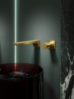 Смеситель для раковины Vincea Domus VBFW-5DM01BG С ВНУТРЕННЕЙ ЧАСТЬЮ, брашированное золото