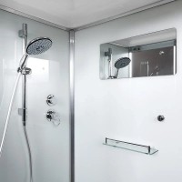 Душевая кабина DTO K408 80х80, профиль хром, стекло прозрачное