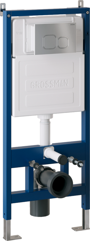 Кнопка смыва Grossman Cosmo хром матовая
