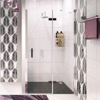 Душевая дверь в нишу Wasserkraft Aller 10H05RBLACK MATT 120 см