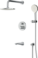 Душевой комплект AM.PM X-Joy FT85A3RH10 С ВНУТРЕННЕЙ ЧАСТЬЮ, хром