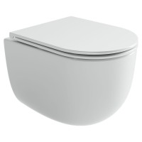 Унитаз подвесной Ceramicanova Voga смыв торнадо 3.0, сиденье микролифт, белый, CN4012T Унитаз подвесной Ceramicanova Voga смыв торнадо 3.0, сиденье микролифт, белый, CN4012T