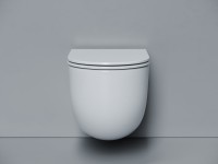 Унитаз подвесной Ceramicanova Voga смыв торнадо 3.0, сиденье микролифт, белый, CN4012T Унитаз подвесной Ceramicanova Voga смыв торнадо 3.0, сиденье микролифт, белый, CN4012T