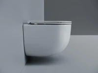 Унитаз подвесной Ceramicanova Voga смыв торнадо 3.0, сиденье микролифт, белый, CN4012T