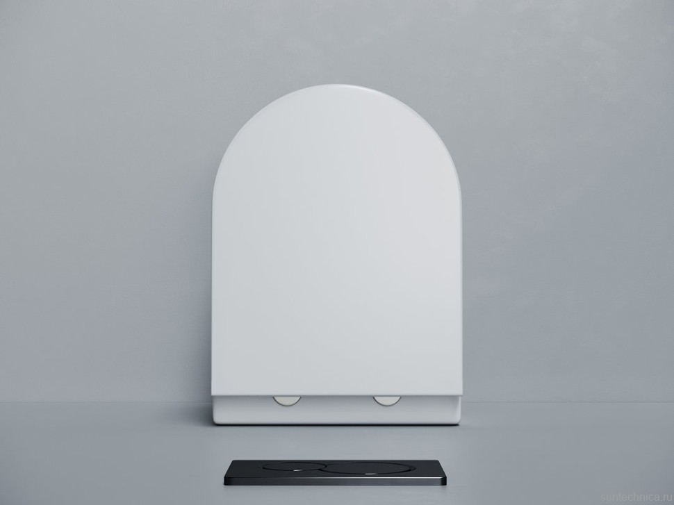 Унитаз подвесной Ceramicanova Voga смыв торнадо 3.0, сиденье микролифт, белый, CN4012T