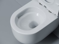 Унитаз подвесной Ceramicanova Voga смыв торнадо 3.0, сиденье микролифт, белый, CN4012T Унитаз подвесной Ceramicanova Voga смыв торнадо 3.0, сиденье микролифт, белый, CN4012T