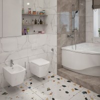 Система инсталляции для унитазов Lavinia Boho RelFix 77010030 5 в 1 с кнопкой смыва и дозатором, глянцевый белый