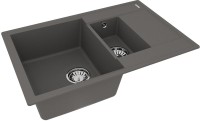 Мойка кухонная Lemark Ramza 760 9910041 серый шелк