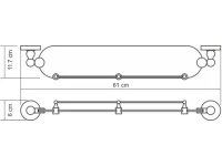 Полка Wasserkraft Diemel K-2244 Полка Wasserkraft Diemel K-2244