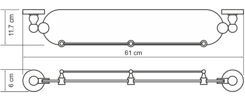 Полка Wasserkraft Diemel K-2244