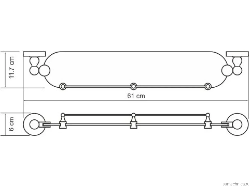 Полка Wasserkraft Diemel K-2244