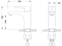 Смеситель для раковины Lemark Evitta LM0506C