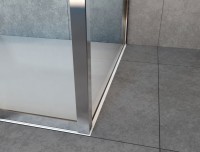Душевой уголок Vincea Garda VSR-1G28020CL 200x80 см, профиль хром, стекло прозрачное