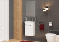 Тумба с раковиной Onika Комо 40 подвесная, белая