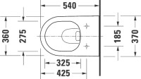 Унитаз подвесной Duravit D-Neo 2577090000, безободковый