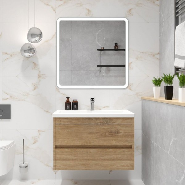 Мебель для ванной комнаты Art&Max Family-M 75 подвесная, harbor golden