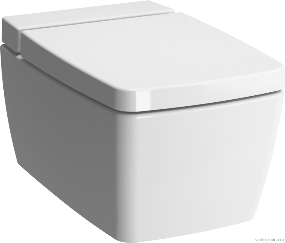 Унитаз подвесной VitrA Metropole Rim-Ex 7672B003-1686 с функциями VitrAflush и VitrAfresh, с емкостью для чистящей жидкости