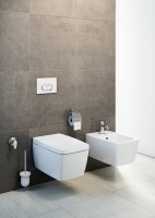 Унитаз подвесной VitrA Metropole Rim-Ex 7672B003-1686 с функциями VitrAflush и VitrAfresh, с емкостью для чистящей жидкости