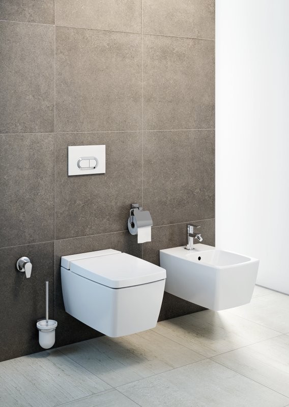 Унитаз подвесной VitrA Metropole Rim-Ex 7672B003-1686 с функциями VitrAflush и VitrAfresh, с емкостью для чистящей жидкости