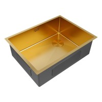 Мойка кухонная Paulmark Next-Skew PM885844-BG брашированное золото