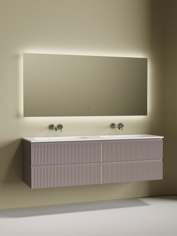 Комплект Тумба Sancos Snob R 80, 2 шт. + Раковина Ceramicanova Grace CN7023wx+ Донный Ceramicanova CN2000, 2 шт. + Смеситель Sancos Etna SC9004CH, 2 шт. + Зеркало Sancos Square 1600х800 SQ1600