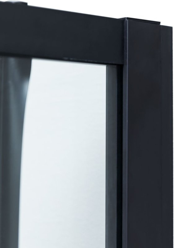 Душевой уголок Aquanet Pleasure Evo AE65-N140-BT 140х90, профиль матовый черный, стекло прозрачное