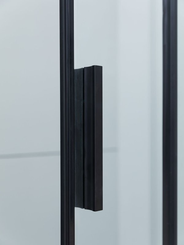 Душевой уголок Aquanet Pleasure Evo AE65-N140-BT 140х90, профиль матовый черный, стекло прозрачное