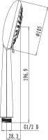 Душевая лейка Lemark LM0616C