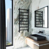Полотенцесушитель электрический Grota Soffi K RAL9005 EL 53х120, матовый черный