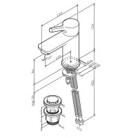 Смеситель для раковины AM.PM X-Joy S F85B82100 Смеситель для раковины AM.PM X-Joy S F85B82100