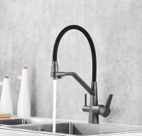 Смеситель для кухни BOCH MANN Else BN BM10428 серый