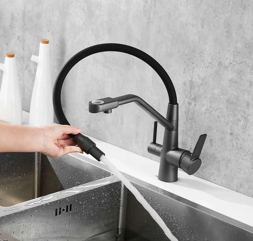 Смеситель для кухни BOCH MANN Else BN BM10428 серый