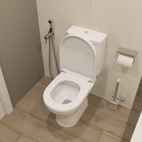 Унитаз-компакт напольный STWORKI Молде 6006-6004 с микролифтом